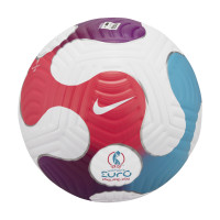 Nike Flight UEFA WEURO 2022 Ballon de Football Blanc Rouge Mauve Bleu