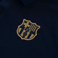 Nike FC Barcelone Polo Ensemble Training 2022-2023 Bleu Foncé Or