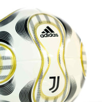 adidas Juventus Mini Ballon de Football Blanc Noir Doré
