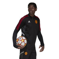 adidas Manchester United Trainingspak 2022-2023 Zwart Zwart