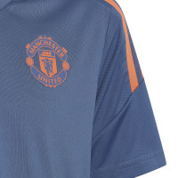 adidas Manchester United Trainingsset 2022-2023 Kids Blauw