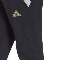 Pantalon d'entraînement de Travel Adidas Bayern Munich 2022-2023 Gris foncé Blanc Or
