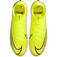Nike Mercurial Superfly 7 Elite MDS Gras Voetbalschoenen (FG) Geel Blauw Roze