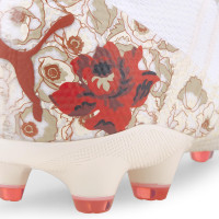 PUMA FUTURE 1.4 Liberty Gazon Naturel Gazon Artificiel Chaussures de Foot (MG) Femmes Blanc Beige