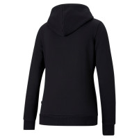 PUMA Essentials Logo Full-Zip Fleece Hoodie Trainingspak Dames Zwart