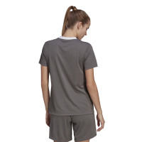 adidas Entrada 22 Maillot de Foot Femmes Gris Blanc