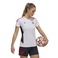 Maillot d'entraînement Adidas Bayern Munich 2022-2023 pour femme, blanc