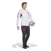 Survêtement zippé Adidas Bayern Munich 2022-2023 Blanc/Gris