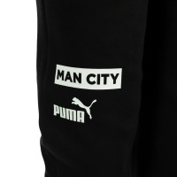 PUMA Manchester City Casual Pantalon d'Entraînement 2022-2023 Enfants Noir Blanc