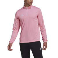 adidas Entrada 22 Haut d'Entraînement 1/4-Zip Rose Blanc