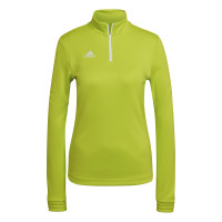 adidas Entrada 22 Trainingstrui 1/4-Zip Dames Lichtgroen Wit