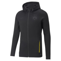 PUMA Borussia Dortmund Casual Trainingspak 2022-2023 Zwart