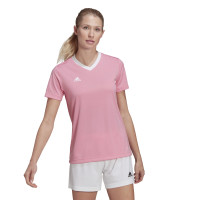 adidas Entrada 22 Voetbalshirt Dames Roze Wit