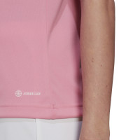 adidas Entrada 22 Voetbalshirt Dames Roze Wit