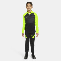 Nike Dry Padded Academy Pull Haut d'Entraînement pour enfant Noir Jaune réfléchissant