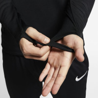 Nike Dry Academy Trainingstrui Gewatteerd Zwart Reflecterend Zilver