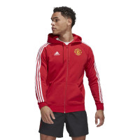 adidas Manchester United DNA Vest Full Zip 2022-2023 Rood