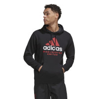 adidas Manchester United DNA Hooded Trainingspak 2022-2023 Zwart