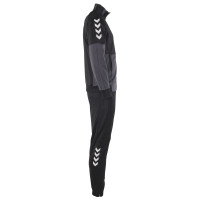 hummel Authentic Full-Zip Trainingspak Kids Zwart Grijs