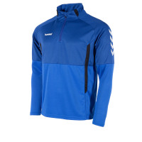 hummel Authentic 1/4 Zip Haut d'Entraînement Bleu Noir