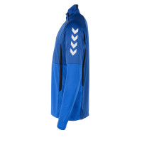 hummel Authentic 1/4 Zip Haut d'Entraînement Bleu Noir