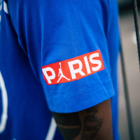 Nike Paris Saint Germain Jordan Logo T-Shirt 2019-2020 Blauw Wit