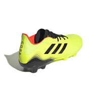 adidas Copa Sense.2 Gazon Naturel Chaussures de Foot (FG) Jaune Noir Rouge