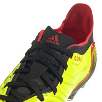 adidas Copa Sense.1 Gazon Naturel Chaussures de Foot (FG) Jaune Noir Rouge
