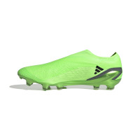 adidas X Speedportal+ Gazon Naturel Chaussures de Foot (FG) Vert Noir Jaune