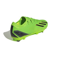 adidas X Speedportal.3 Gazon Naturel Chaussures de Foot (FG) Vert Noir Jaune