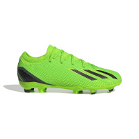 adidas X Speedportal.3 Gras Voetbalschoenen (FG) Kids Groen Zwart Geel