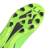 adidas X Speedportal.3 Gazon Naturel Gazon Artificiel Chaussures de Foot (MG) Vert Noir Jaune