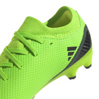 adidas X Speedportal.3 Gazon Naturel Gazon Artificiel Chaussures de Foot (MG) Enfants Vert Noir Jaune