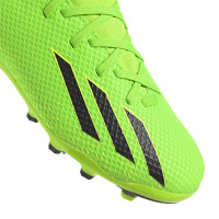 adidas X Speedportal.3 Gazon Naturel Gazon Artificiel Chaussures de Foot (MG) Enfants Vert Noir Jaune