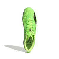 adidas X Speedportal.4 Gazon Naturel Gazon Artificiel Chaussures de Foot (FxG) Vert Noir Jaune