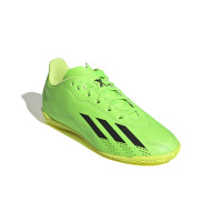 adidas X Speedportal.4 Zaalvoetbalschoenen (IN) Kids Groen Zwart Geel