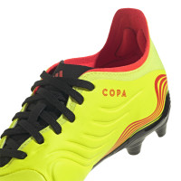 adidas Copa Sense.1 Gazon Naturel Chaussures (FG) Enfants Jaune Noir Rouge