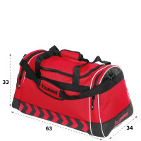 hummel Luton Sporttas Rood
