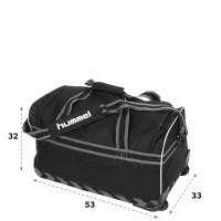 hummel Elite Medium Travel Sac de Sport Noir