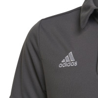 adidas Entrada 22 Polo Kids Grijs Wit
