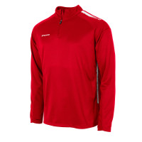 Haut d'entraînement Stanno First 1/4-Zip pour enfant, rouge