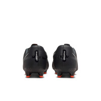 Nike Phantom GT2 Academy Gazon Naturel Gazon Artificiel Chaussures de Foot (MG) Noir Gris Rouge