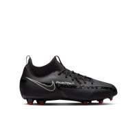 Nike Phantom GT2 Academy DF Gazon Naturel Gazon Artificiel Chaussures de Foot (MG) Enfants Noir Gris Rouge