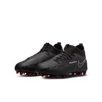 Nike Phantom GT2 Academy DF Gazon Naturel Gazon Artificiel Chaussures de Foot (MG) Enfants Noir Gris Rouge