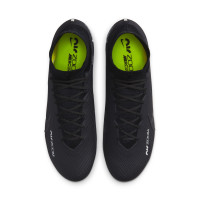 Nike Zoom Mercurial Superfly 9 Elite Gras Voetbalschoenen (FG) Zwart Grijs Neon Geel