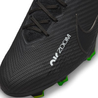 Nike Zoom Mercurial Superfly 9 Elite Gras Voetbalschoenen (FG) Zwart Grijs Neon Geel