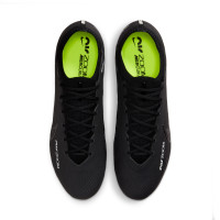 Nike Zoom Mercurial Vapor 15 Elite Gras Voetbalschoenen (FG) Zwart Grijs Neon Geel