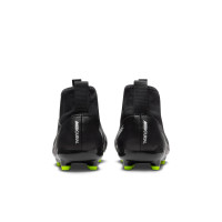 Nike Zoom Mercurial Superfly 9 Academy Gras / Kunstgras Voetbalschoenen (MG) Kids Zwart Grijs Neon Geel