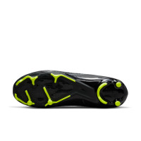 Nike Zoom Mercurial Vapor 15 Academy Gras / Kunstgras Voetbalschoenen (MG) Zwart Grijs Neon Geel