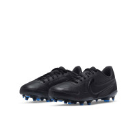 Nike Tiempo Legend 9 Club Gazon Naturel Gazon Artificiel Chaussures de Foot (MG) Enfants Noir Bleu